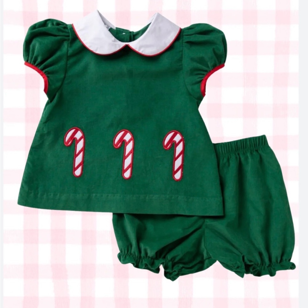 Smockingbird Christmas Candy Cane Set